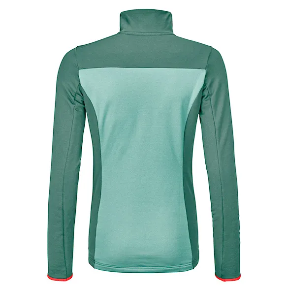 Technická mikina ORTOVOX Wms Fleece Light Zip Neck arctic grey 2025 - 2