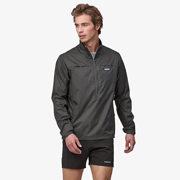 Sportovní bunda Patagonia M's Houdini Stash 1/2 Zip P/O forge grey 2024 - 2