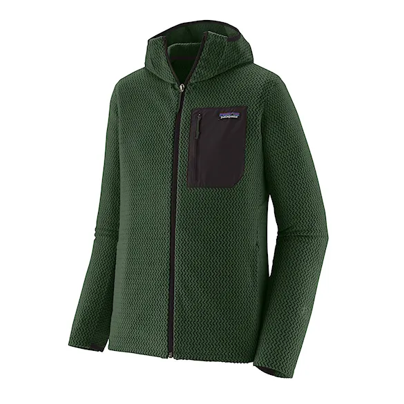 Bluza techniczna Patagonia M's R1 Air Full-Zip Hoody treeline green 2027 - 5