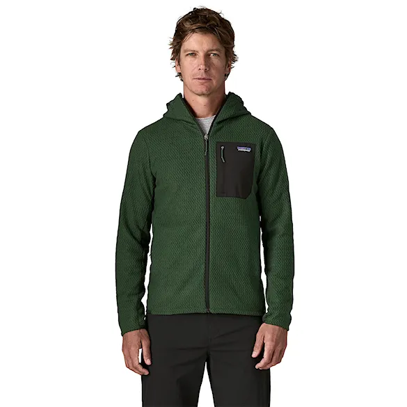 Bluza techniczna Patagonia M's R1 Air Full-Zip Hoody treeline green 2027 - 1