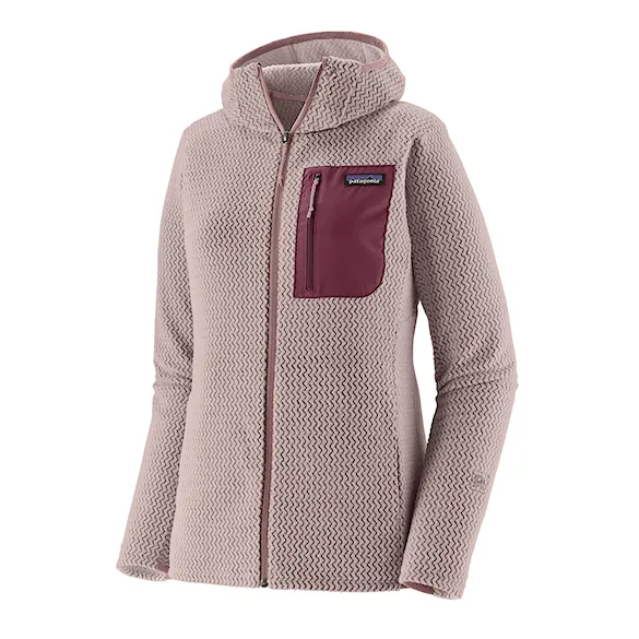 Bluza techniczna Patagonia W's R1 Air Full-Zip Hoody stingray mauve 2027 - 4