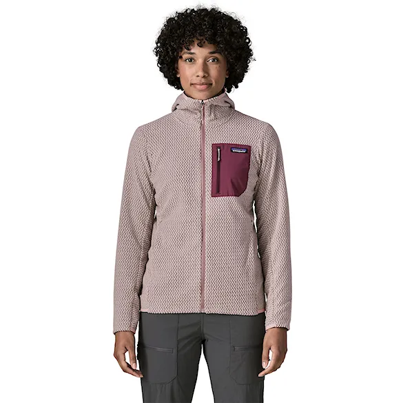 Bluza techniczna Patagonia W's R1 Air Full-Zip Hoody stingray mauve 2027 - 1