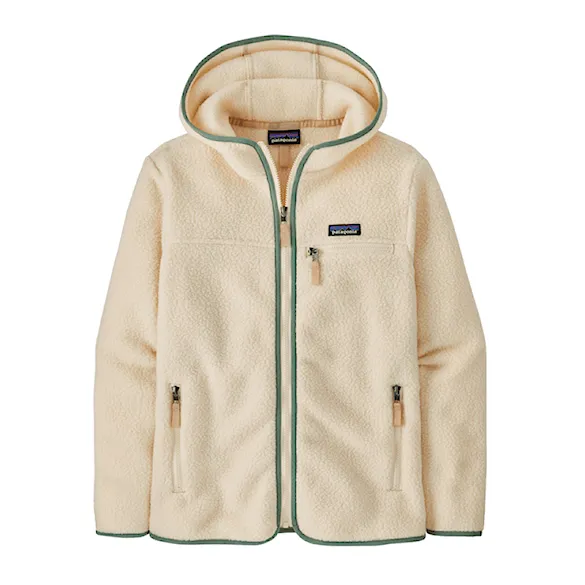 Bluza techniczna Patagonia W's Retro Pile Hoody natural w/ellwood green 2026 - 4