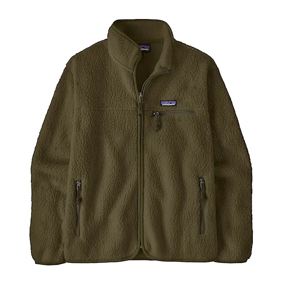 Technical Hoodie Patagonia W's Retro Pile Jacket basin green 2027 - 4