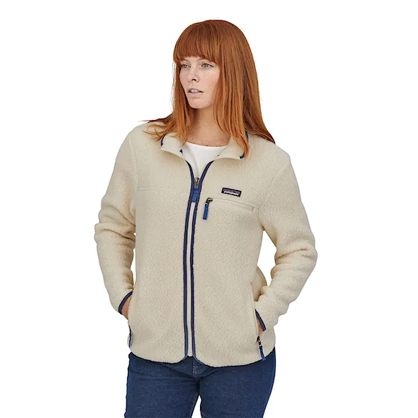 Technická mikina Patagonia W's Retro Pile Jacket natural 2026 - 11
