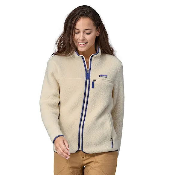 Technická mikina Patagonia W's Retro Pile Jacket natural 2026 - 4