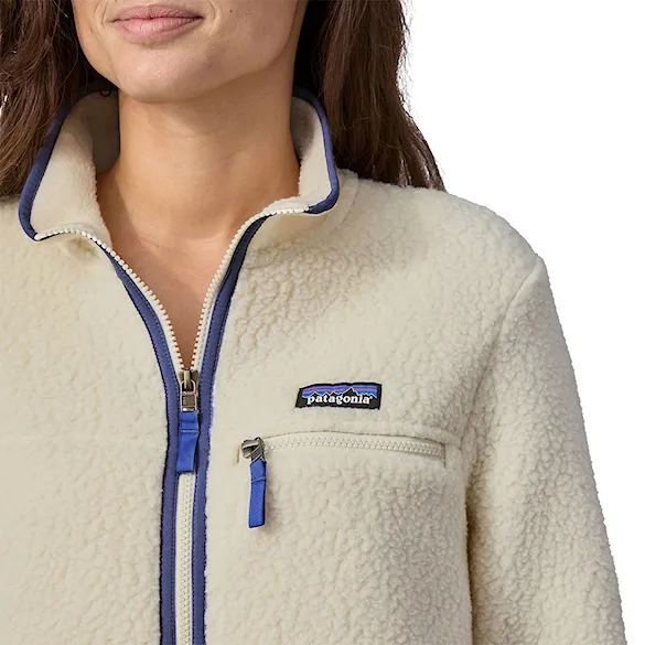 Technická mikina Patagonia W's Retro Pile Jacket natural 2026 - 9