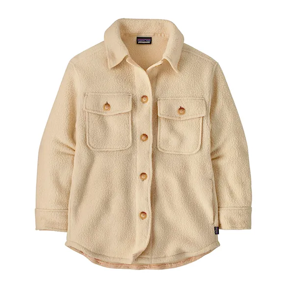 Technická mikina Patagonia W's Retro Pile Shacket natural 2026 - 4