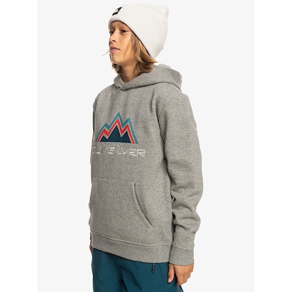 Bluza techniczna Quiksilver Big Logo Snow Youth Hoodie heather grey 2024 - 3
