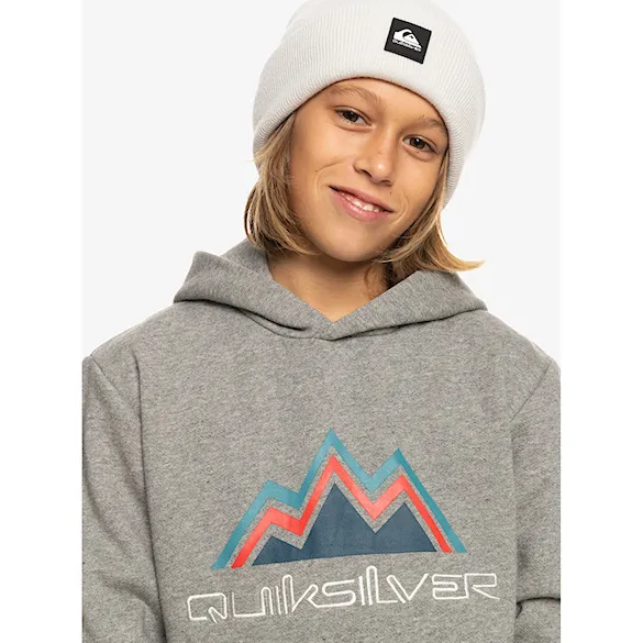 Technická mikina Quiksilver Big Logo Snow Youth Hoodie heather grey 2024 - 4
