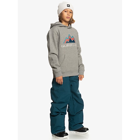 Bluza techniczna Quiksilver Big Logo Snow Youth Hoodie heather grey 2024 - 5
