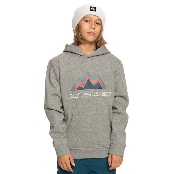 Technická mikina Quiksilver Big Logo Snow Youth Hoodie heather grey 2024 - 1