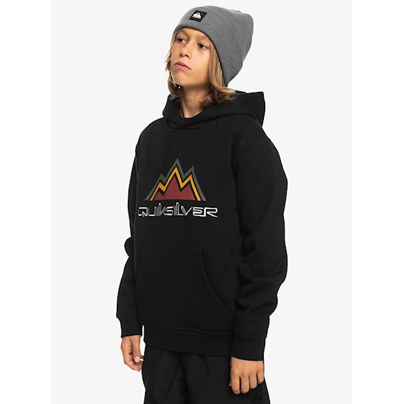 Technická mikina Quiksilver Big Logo Snow Youth Hoodie true black 2024 - 3