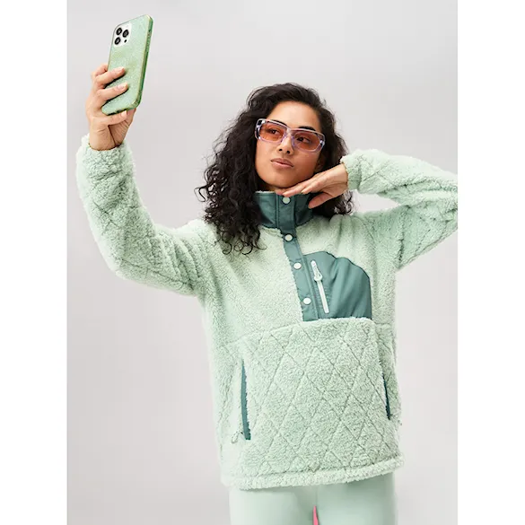 Technická mikina Roxy Alabama cameo green 2024 - 6
