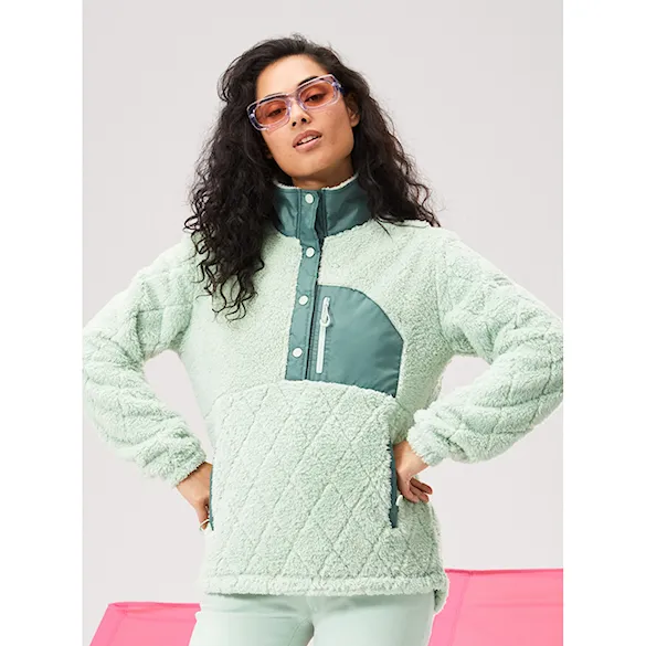 Technická mikina Roxy Alabama cameo green 2024 - 7