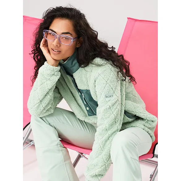 Technická mikina Roxy Alabama cameo green 2024 - 8