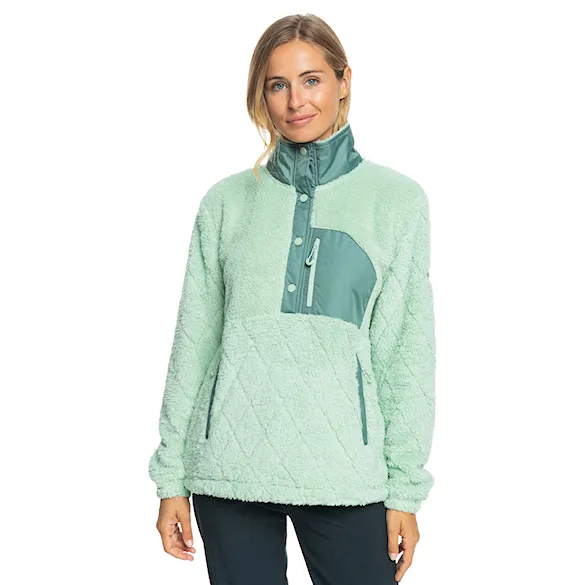 Technická mikina Roxy Alabama cameo green 2024 - 1