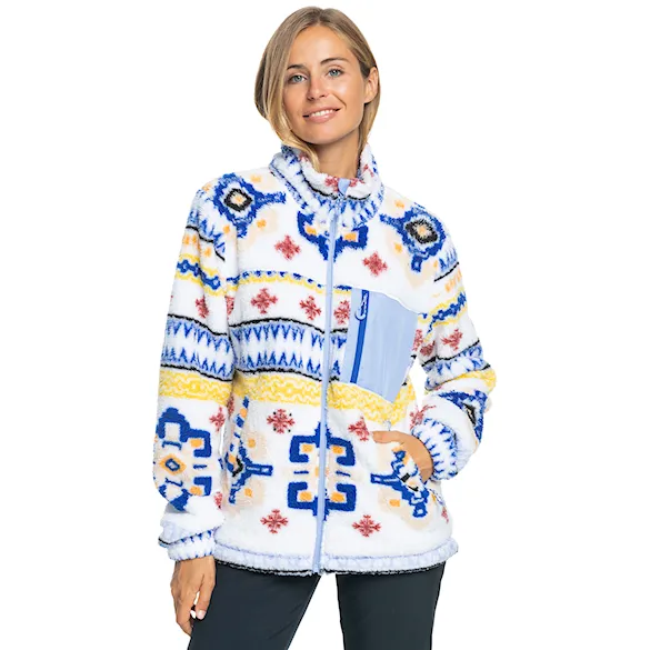 Technical Hoodie Roxy Alabama Full Zip bright white chandail 2024 - 1