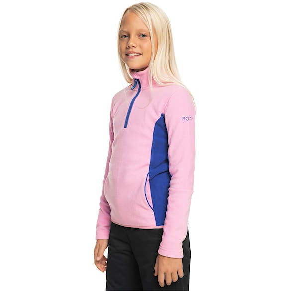 Bluza techniczna Roxy Sayna Half Zip Girl pink frosting 2024 - 3
