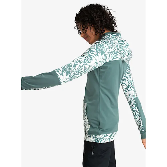 Technická mikina Roxy Winter Valley dark forest wild 2024 - 5