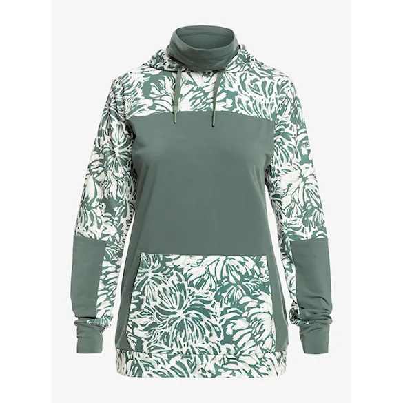 Technická mikina Roxy Winter Valley dark forest wild 2024 - 6
