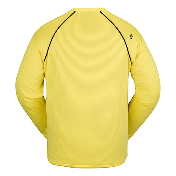 Technická mikina Volcom Waffle Backed Crew Fleece citron 2023 - 2