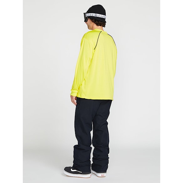 Technická mikina Volcom Waffle Backed Crew Fleece citron 2023 - 5