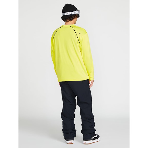 Technická mikina Volcom Waffle Backed Crew Fleece citron 2023 - 6