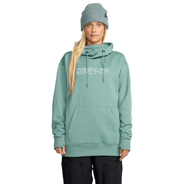 Technická mikina Volcom Women's Riding Hydro P/O arctic blue 2026 - 1