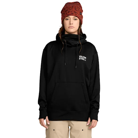 Technická mikina Volcom Women's Riding Hydro P/O black 2026 - 2