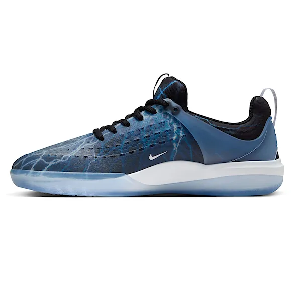 Tenisówki Nike SB Nyjah 3 Premium black/white-deep royal-white 2024 - 3
