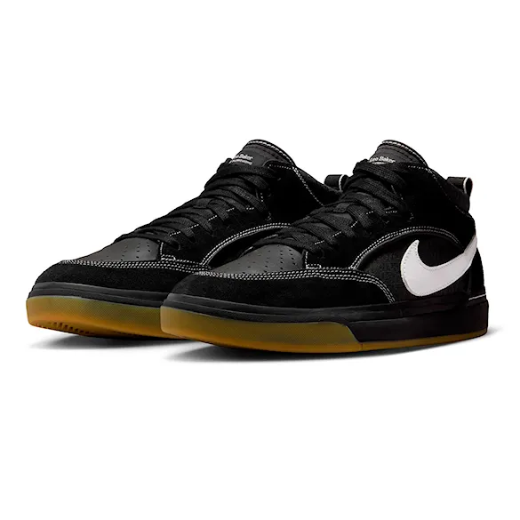 Sneakers Nike SB React Leo black/white-black-gum light brown 2026 - 1