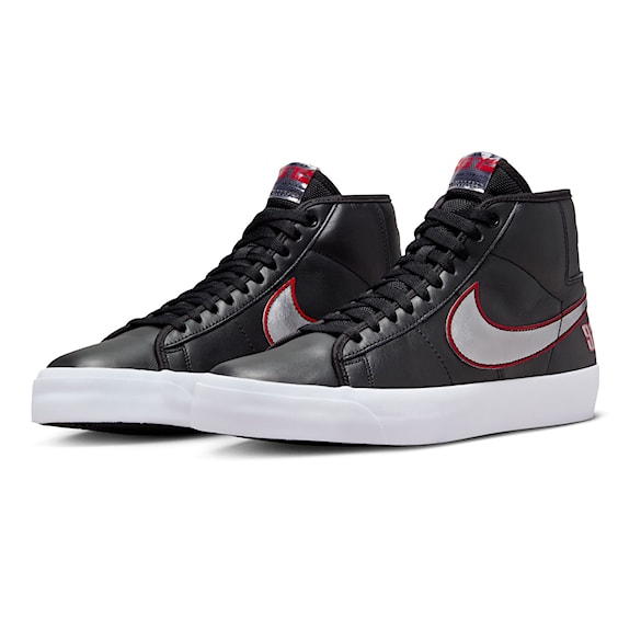 Tenisówki Nike SB Zoom Blazer Mid Pro GT black/metallic silver-university red 2024 - 1