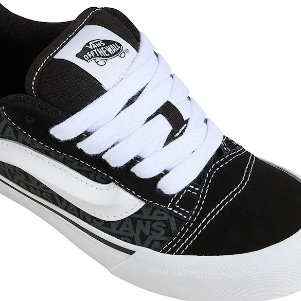 Tenisky Vans Knu Skool logo black grey 2025 - 4