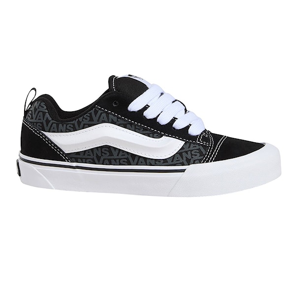 Tenisky Vans Knu Skool logo black grey 2025 - 3
