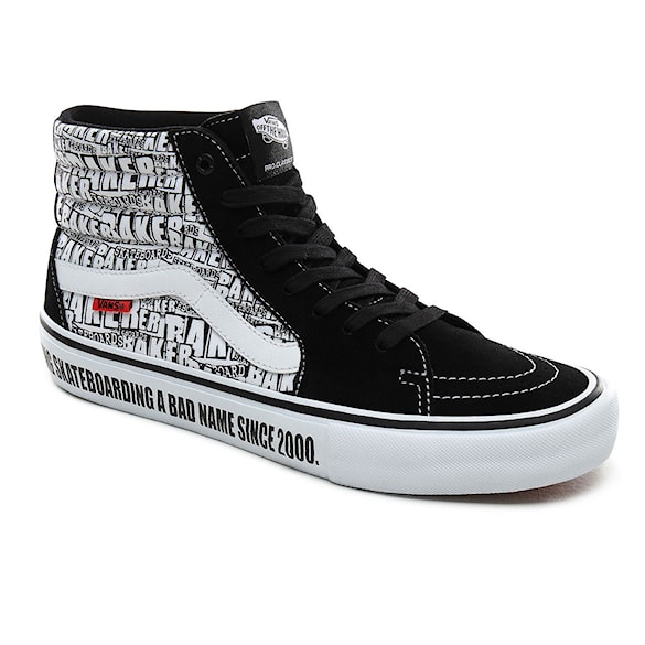 Tenisky Vans Sk8-Hi Pro baker black/white 2019 - 1