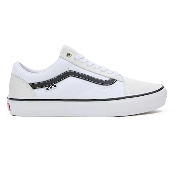 Tenisky Vans Skate Old Skool leather white/white 2024 - 4