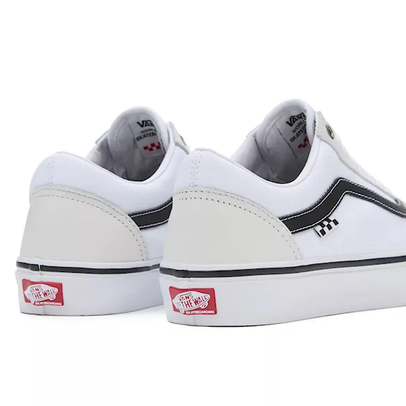 Tenisky Vans Skate Old Skool leather white/white 2024 - 7