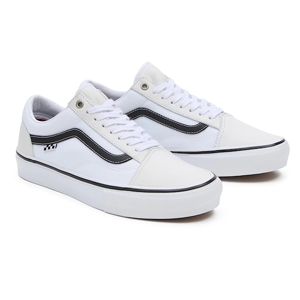 Tenisówki Vans Skate Old Skool leather white/white 2024 - 1