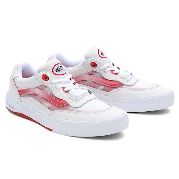 Tenisówki Vans Wayvee leather true white/red 2023 - 2