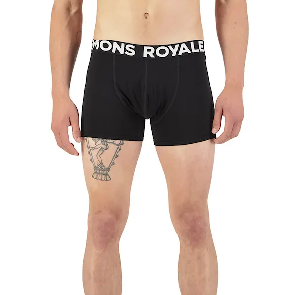 Trenýrky Mons Royale Hold 'em Shorty Boxer black 2026 - 1