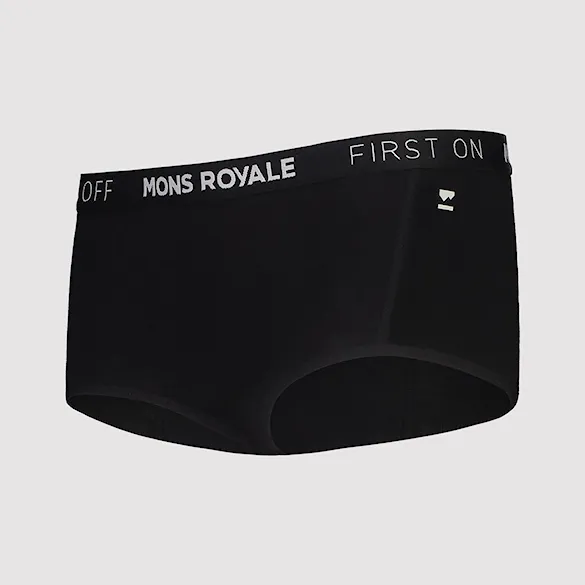 Kalhotky Mons Royale Sylvia Boyleg black 2024 - 3