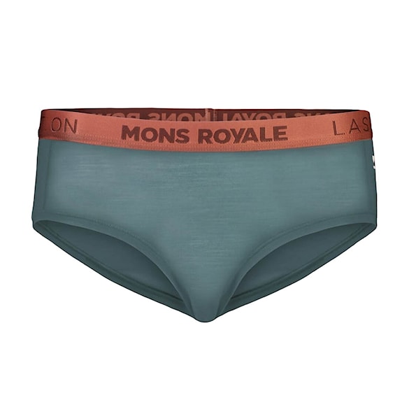 Kalhotky Mons Royale Sylvia Boyleg burnt sage 2023 - 2