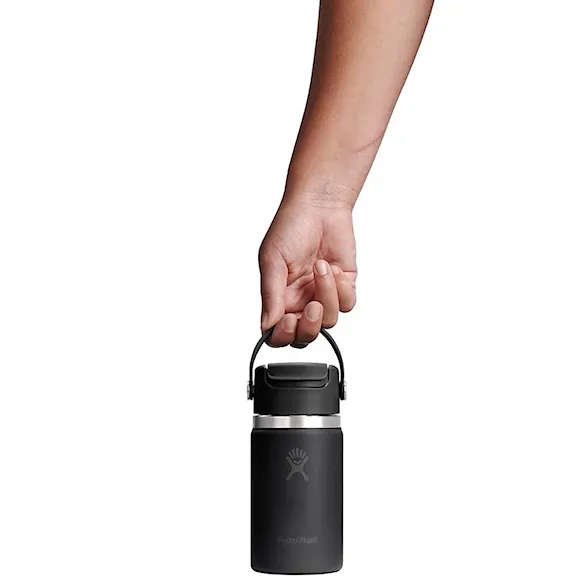 Termoska Hydro Flask 12 oz Travel Mug Flip Sip Cap black - 4
