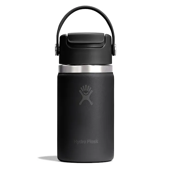 Termoska Hydro Flask 12 oz Travel Mug Flip Sip Cap black - 1