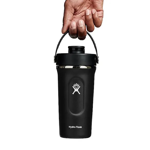 Vacuum Flask Hydro Flask 24 oz Insulated Shaker Bottle black - 4