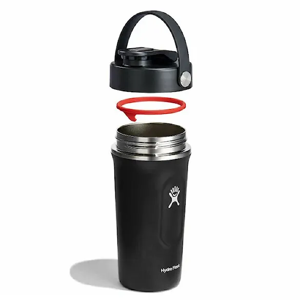 Vacuum Flask Hydro Flask 24 oz Insulated Shaker Bottle black - 5