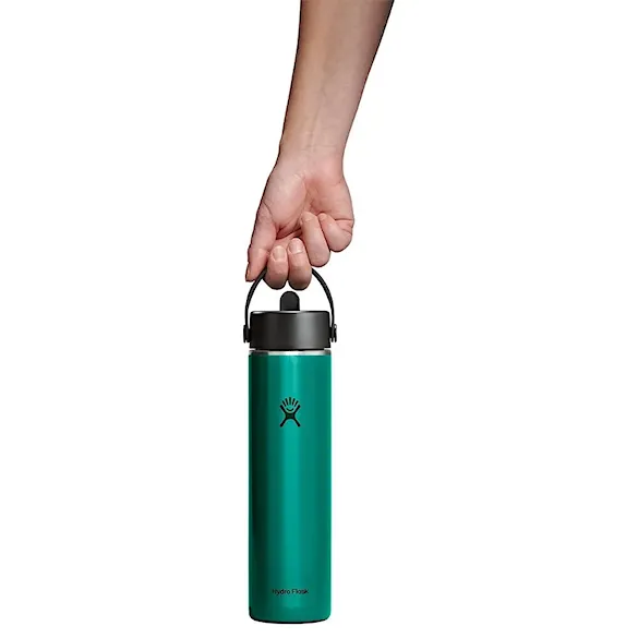 Vacuum Flask Hydro Flask 24 oz Lightweight Wide Flex Straw Cap emerald green - 3