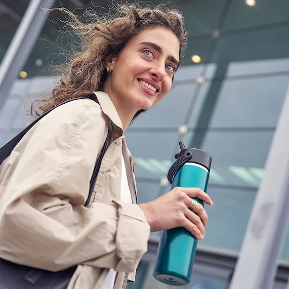 Vacuum Flask Hydro Flask 24 oz Lightweight Wide Flex Straw Cap emerald green - 4