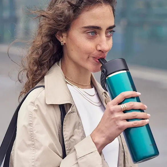Vacuum Flask Hydro Flask 24 oz Lightweight Wide Flex Straw Cap emerald green - 5